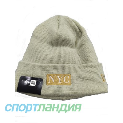 Шапка New Era NYC CUFF KNIT NE STN 12033123-RSTBLK 